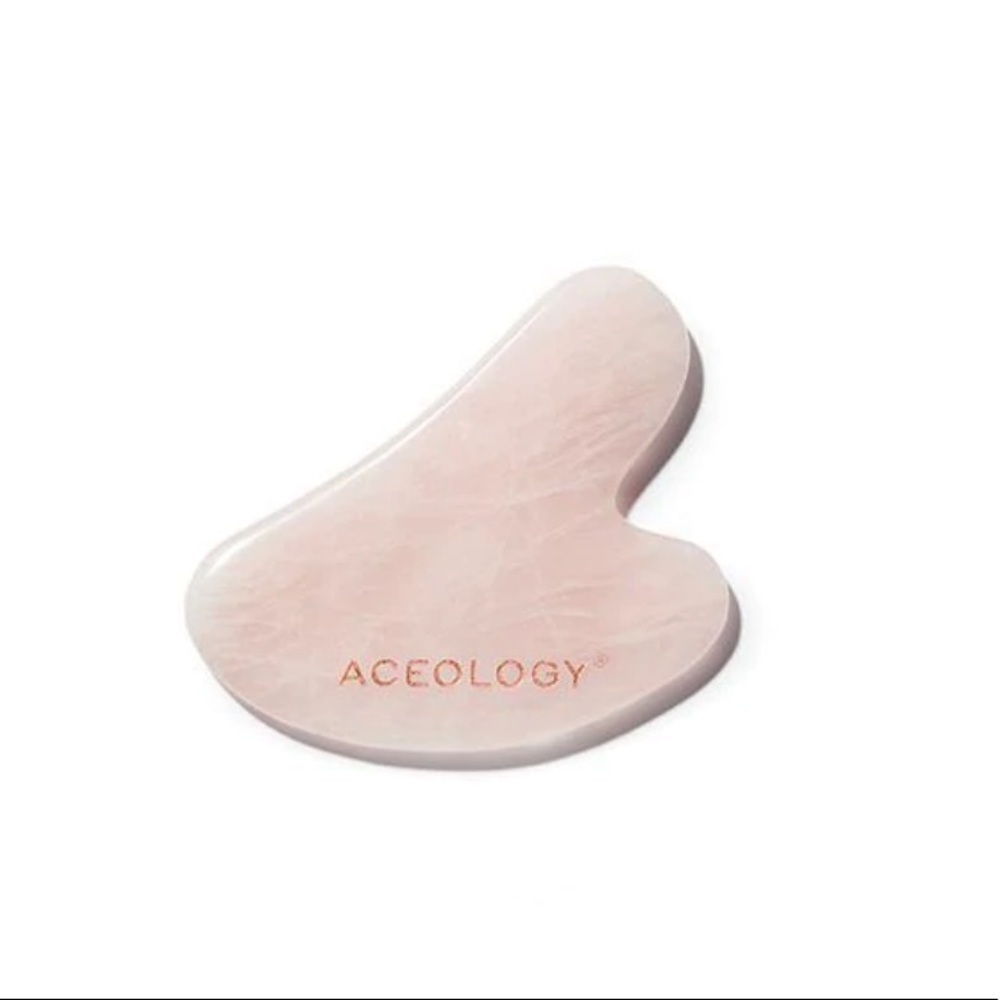 🌹ACEOLOGY ROSE QUARTZ GUA SHA FACIAL MASSAGER - Picture 2 of 8